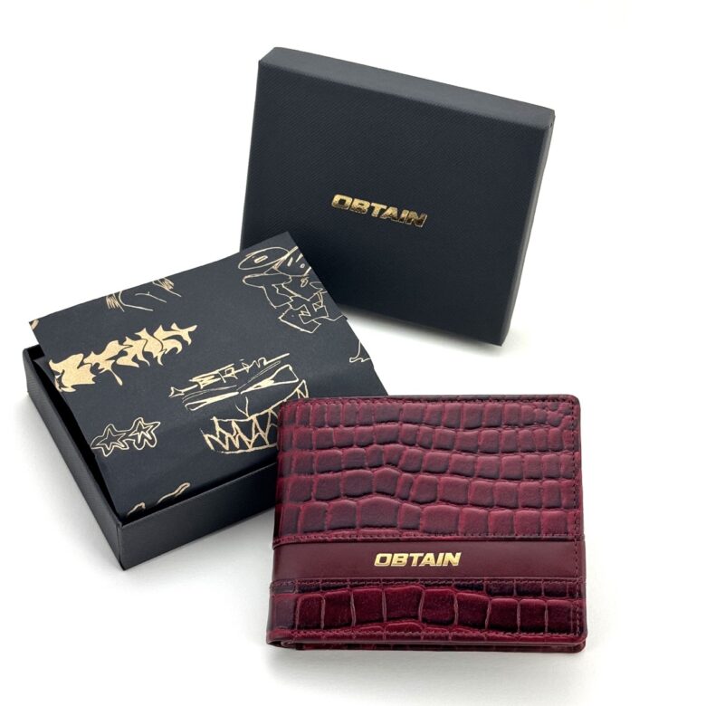 black smooth premium leather wallet