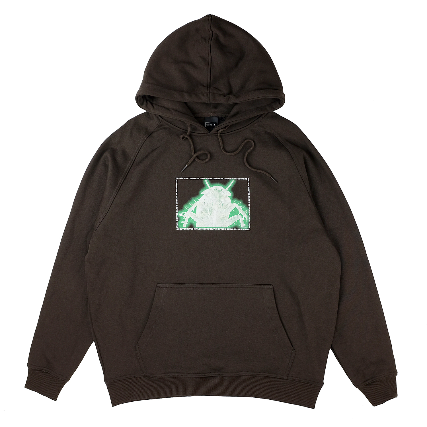 ROACH HOODIE BROWN - OBTAIN SKATE CO.