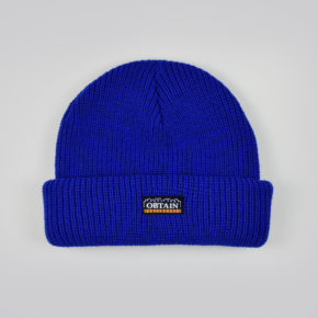 OBTAIN Downtown Beanie. Color: royal blue