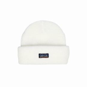 downtown beanie white