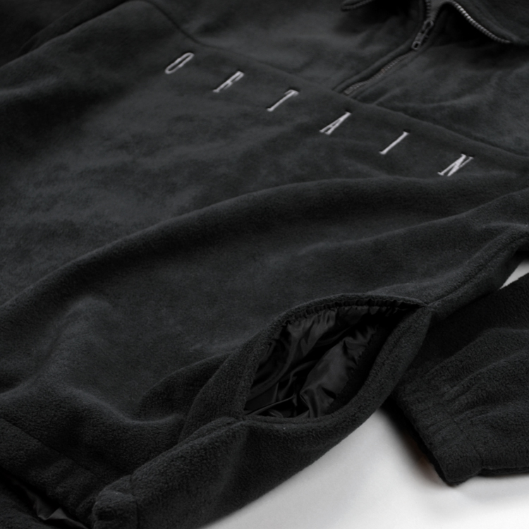 1/4 ZIP FLEECE JACKET · OBTAIN Skate Company