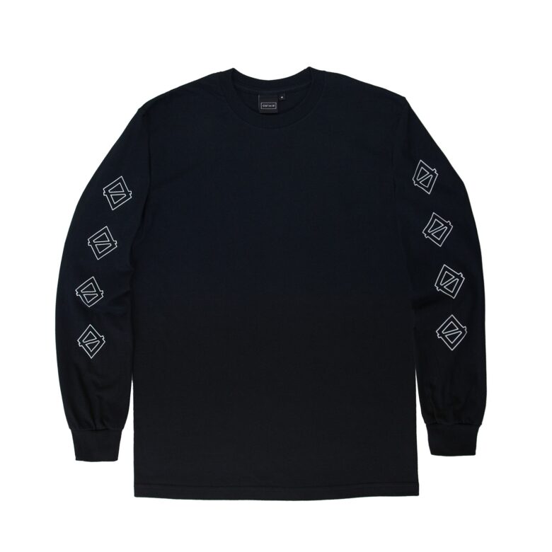 OBTAIN Classic Loop Longsleeve Shirt. Handprinted in Germany. 100% cotton.