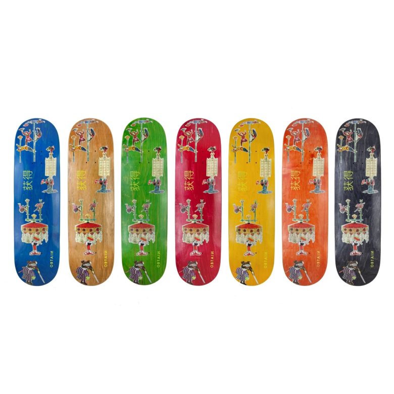 OBTAIN Acrobats Skateboard Decks. All colors. Made in Europe.