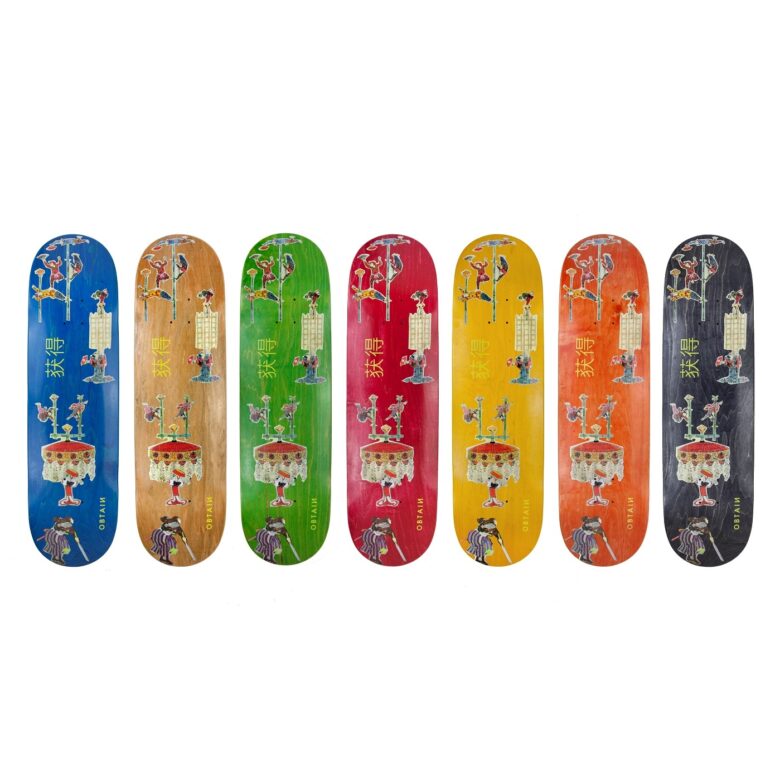 OBTAIN Acrobats Skateboard Decks. All colors. Made in Europe.