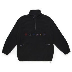 obtain quarter zip fleece black