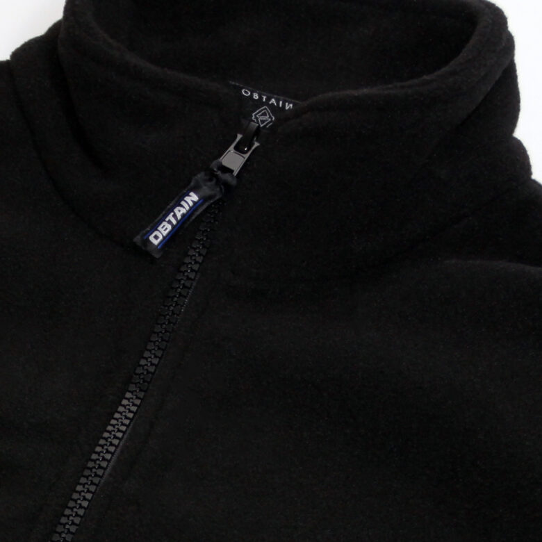 obtain quarter zip fleece black