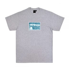 OBTAIN Union T-Shirt. Color: grey. Handprinted in Germany.